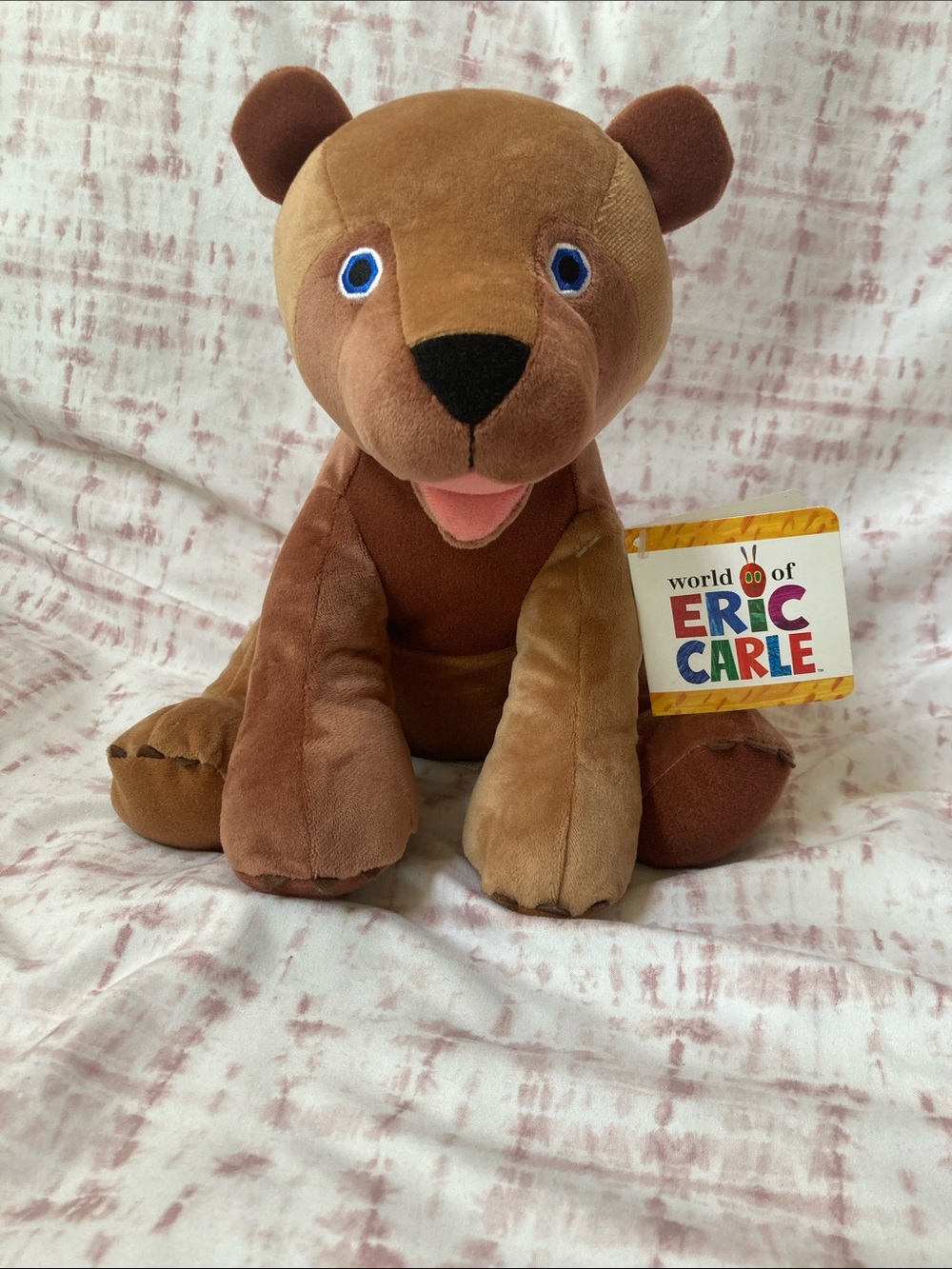 Kohls Cares WORLD OF ERIC CARLE Brown Bear 10” Stuffed Plush NEW 10"